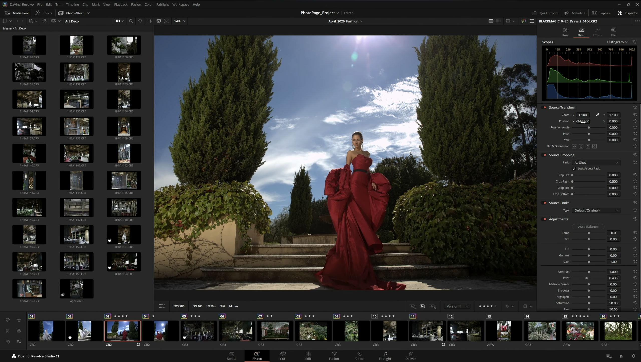DaVinci Resolve 21 – Photo Page
