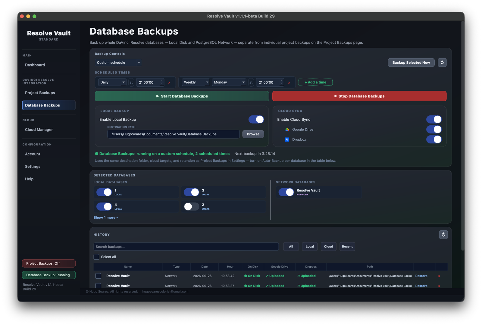 Why I Built Resolve Vault: Extra Protection for Your DaVinci Resolve Backups